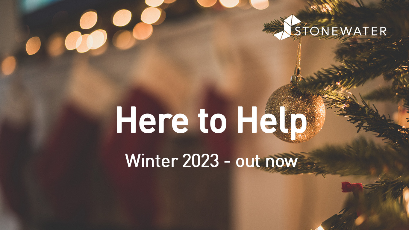 Here to Help winter 2023 front cover image