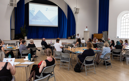Attendees at the launch of the Safe Haven By The Sea Report